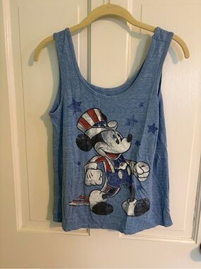 Fourth of July Mickey Mouse Graphic Tank Top